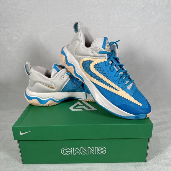 Nike Other - Nike Giannis Immortality 3 Men Shoes Size 12 DZ7533 002 Phantom Blue Lightning